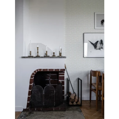 Retrohenkinen raitatapetti Durolta Margaret Rose 527 01 image