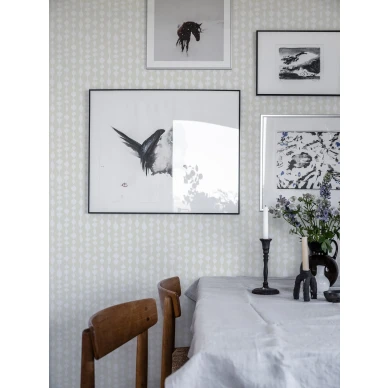 Valkoinen retrotapetti Durolta 527 01 Margaret Rose image