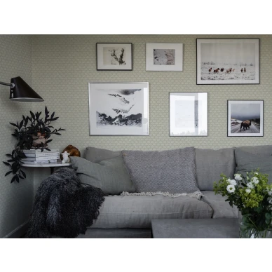 Beige tapetti olohuoneeseen Durolta 528 01 image