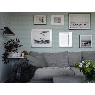 Sininen tapetti olohuoneeseen Durolta Majken 528 03 image