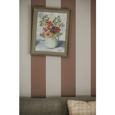 Ruskea raidallinen tapetti Lineup Ulricehamnilta 903 58 image