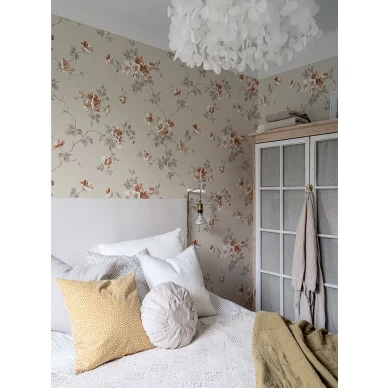 Vanhanajan kukkatapetti makuuhuoneeseen Kristina Hav Land Durolta 387 06 image