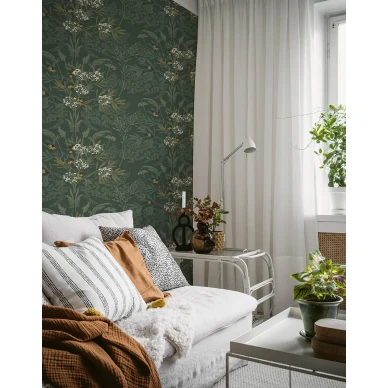 Vihrea luonnonlaheinen tapetti Durolta Strandang 614 03 image