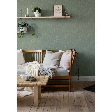 Vihrea olohuoneen tapetti Tuva Durolta 613 04 image