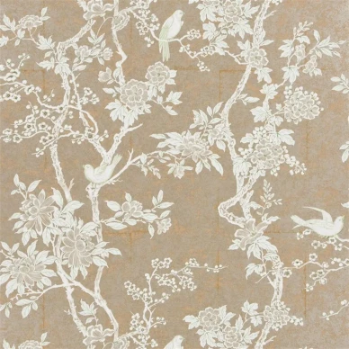 Marlowe Floral ruskea ylellinen kukkatapetti Ralph Laurenilta PRL048 07 image