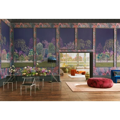 Cole Son tapetit Reverie 120 4013 tauluissa ja Cascade 120 5017 seinalla image