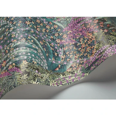 Cole Sonin Cascade lilla vihrea kukkatapetti lahikuva 120 5016 image