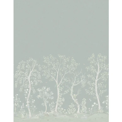 Seasonal Woods Silk vaaleanvihrea puutapetti Cole Sonilta 120 6020S koko kuvio image
