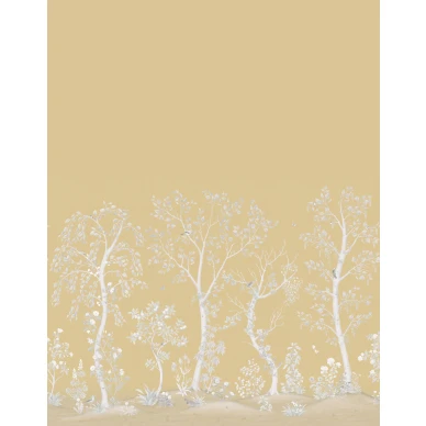 Seasonal Woods kimallettava kultatapetti puukuviolla Cole Sonilta 120 6024M koko kuvio image