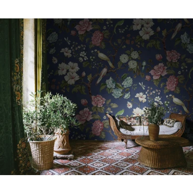 Sininen romanttinen kuvatapetti Rebel Wallsilta Grandiflora R19337 image