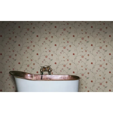 Kukkatapetti kylpyhuoneeseen Rebel Wallsilta Flower Thread R19284 image