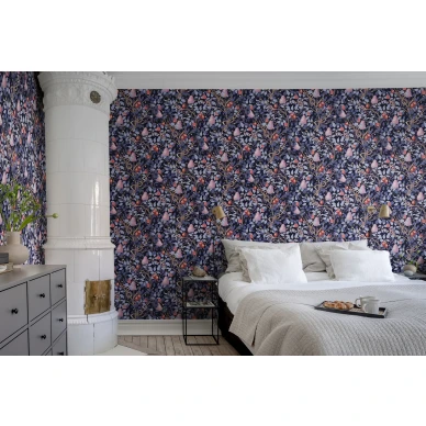 Liila tapetti makuuhuoneeseen Fruit Garden Rebel Wallsilta R19276 image