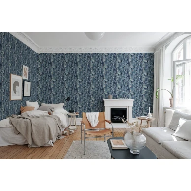 Sininen olohuoneen tapetti No Time To Waste Rebel Wallsilta R19272 image