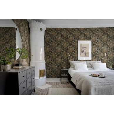 Kukkatapetti makuuhuoneeseen Vintage Garden Rebel Wallsilta R19268 image