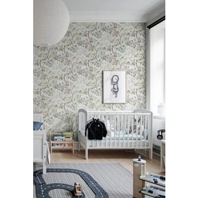 Lasten kukkatapetti Petit Flora Rebel Wallsilta R19264 image