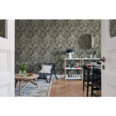 Olohuoneen lehtitapetti Blooming Park Rebel Wallsilta R19254 image