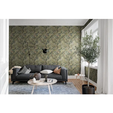 Olohuoneen tapetti Blooming Park Rebel Wallsilta R19253 image