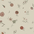 Flower Fall beige kukkatapetti Rebel Wallsilta R19252