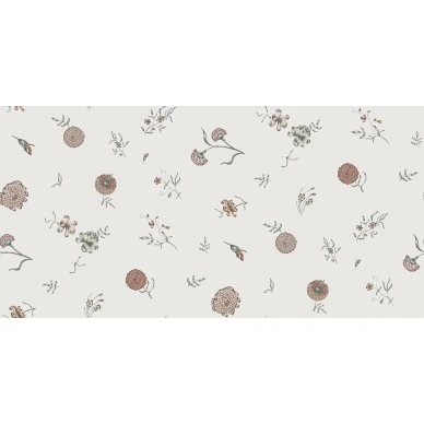 Flower Fall vaalea kukkatapetti Rebel Wallsilta R19251 koko kuvio image