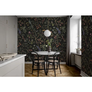 Keittiotapetti Songbirds Rebel Wallsilta R19246 image