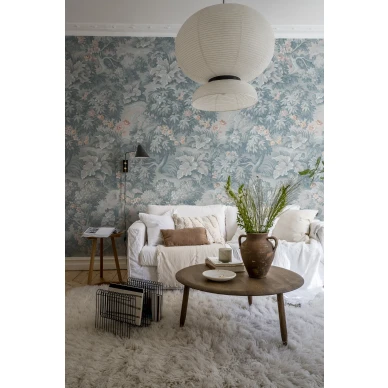 Olohuoneen sininen tapetti The Path Rebel Wallsilta R19244 image