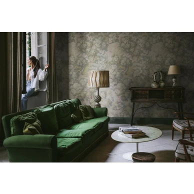 Olohuoneen vihrea tapetti The Path Rebel Wallsilta R19245 image