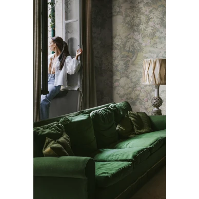 Vihrea lehvistotapetti The Path Rebel Wallsilta R19245 image