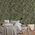Vihrea olohuoneen tapetti The Path Rebel Wallsilta R19243
