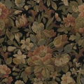 Vintage Flora tumma kukkatapetti R19241 Rebel Wallsilta