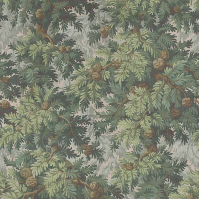 Spruce Forest vihrea metsatapetti Rebel Wallsilta R19236 image