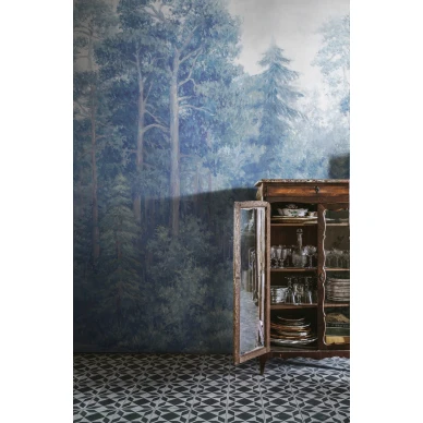 Todenmukainen metsatapetti Green Wood Rebel Wallsilta R19230 image