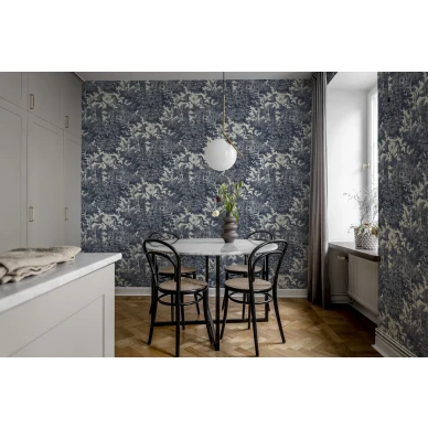 Sininen keittiotapetti Fairy Tale Castle Rebel Wallsilta R19227 image