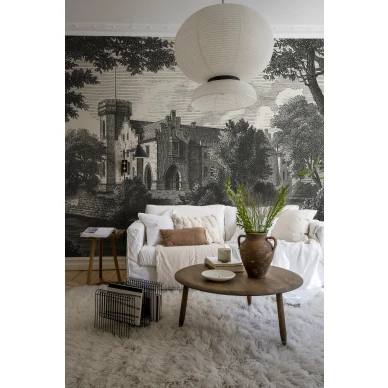 Olohuoneen mahtava maisematapetti Swan Pond Rebel Wallsilta R19224 image