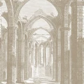 Gothic Arches beige kaarretapetti Rebel Wallsilta R19222 koko kuvio