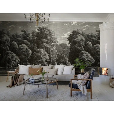 Olohuoneen puutapetti Spring Season Rebel Wallsilta R19218 image