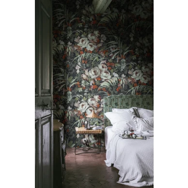 Makuuhuoneen varikas kukkatapetti Dazzling Foliage Rebel Wallsilta R19209 image
