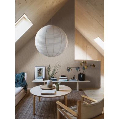 Beige olohuoneen tapetti Borastapeterilta Pine Tree 4706 image