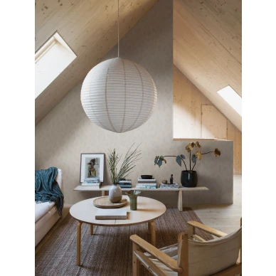 Olohuoneen valkoinen mantytapetti Borastapeterilta Pine Tree 4705 image