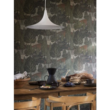 Keittion metsatapetti Borastapeterilta Northern Forest 4701 image