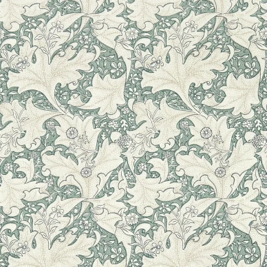 Wallflower vihrea lehtitapetti Morris Colta 217189 image