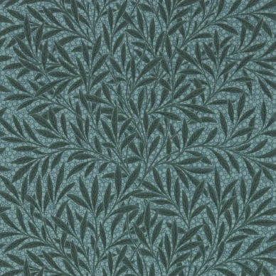 Emerys Willow sininen lehtitapetti Morrisilta 217183 image