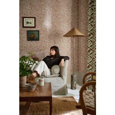 Luonnonlaheinen lehtitapetti Morrisilta Emerys Willow 217186 image