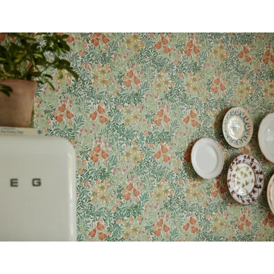 Iloinen kukkatapetti William Morrisilta Bower 217204 image
