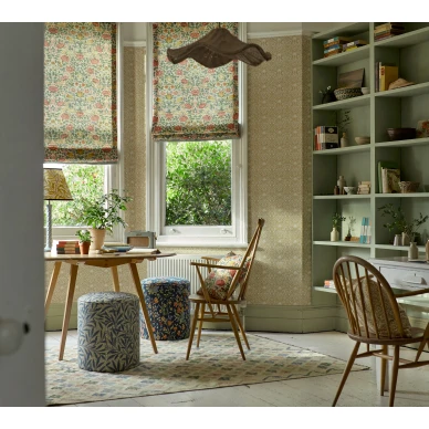 Keltainen tapetti olohuoneeseen Borage William Morrisilta 217197 image