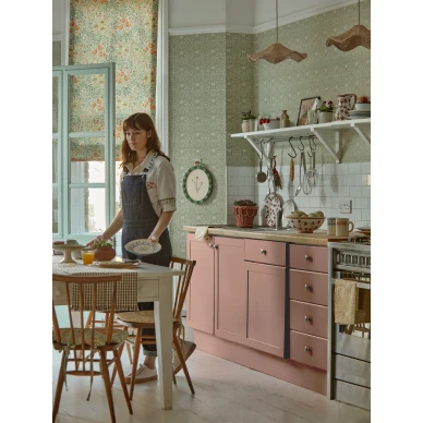 Vaaleanvihrea keittiotapetti William Morrisilta Borage 217198 image