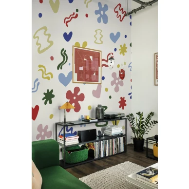 Hauska olohuoneen tapetti Borastapeterilta Gustaf Westman 9484w image