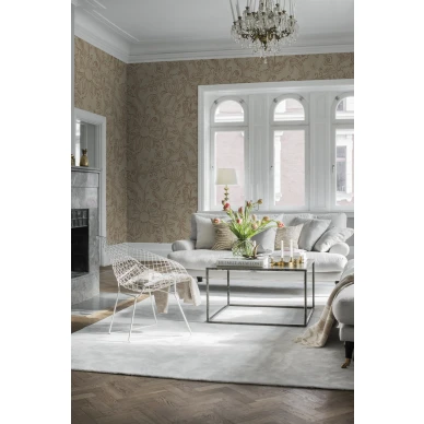 Olohuoneen kukkatapetti Hanna MW Borastapeterilta 9486w image