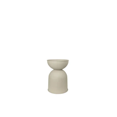 Ferm Livingin tyylikas beige kukkaruukku Small Hourglass Pot 1104266680 image