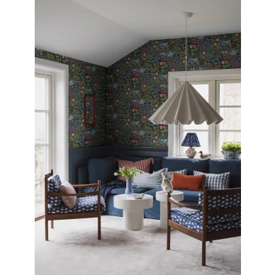 Olohuoneen kukkatapetti Borastapeterilta Rabatt 4842 image