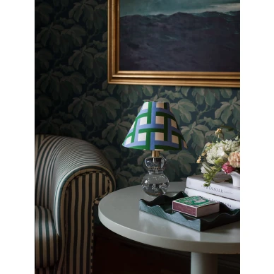 Vihrea sininen tapetti Borastapeterilta Kastanj 4838 image